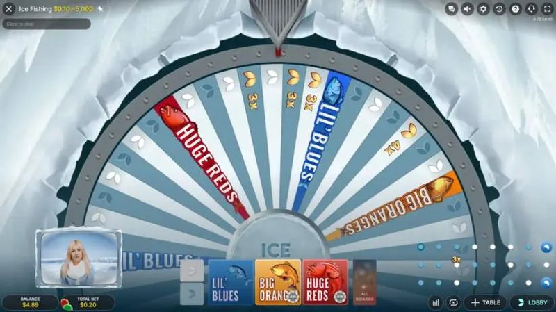 Ice fishing online game, ice fishing gamble game