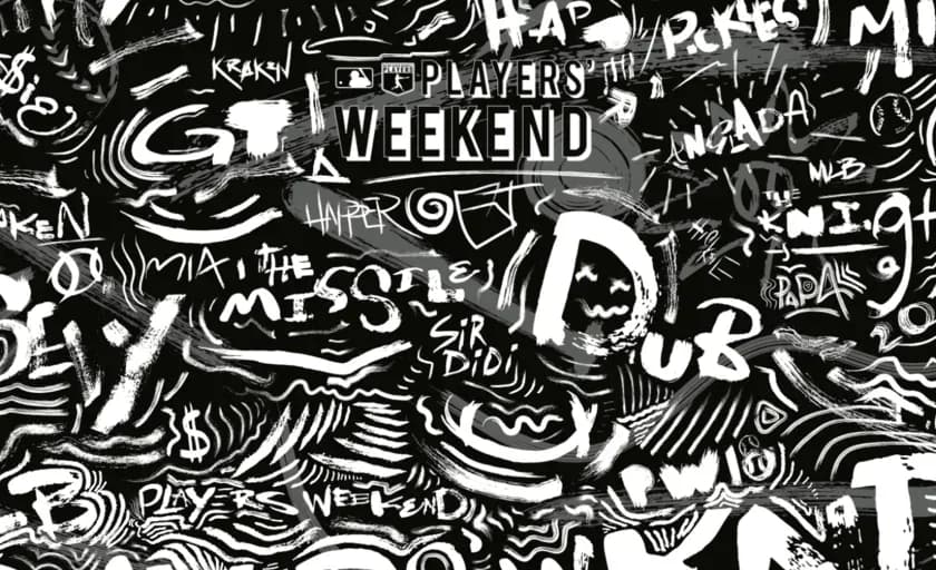 MLB Players Weekend New York Yankees photo backdrop designed by ninety two